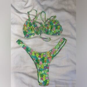 White Fox Boutique Floral Bikini